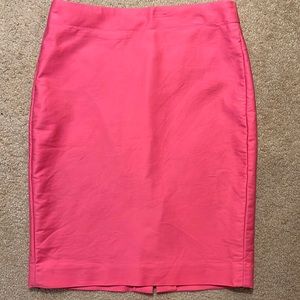J. Crew Pink Pencil Skirt